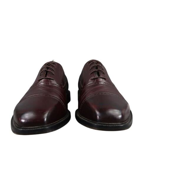 Rockport Shoes Men 8.5 Oxford Cap Toe Leather Dress Formal Classic Comfort Brown - Picture 4 of 16